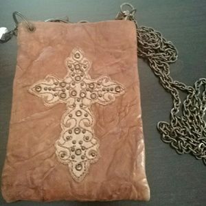 Cross body bag with small wallet