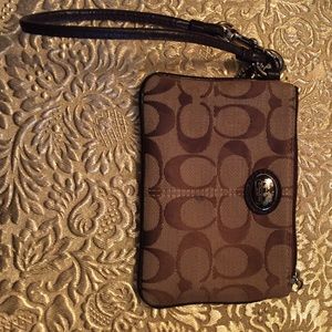 Coach wristlet.
