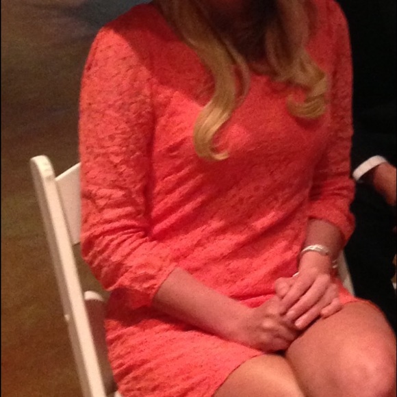 Coral dress