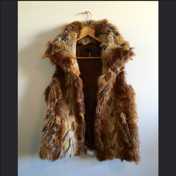 AQUA Fauz fur vest