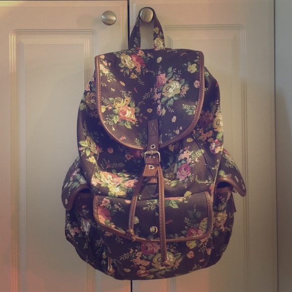 Handbags - Floral backpack