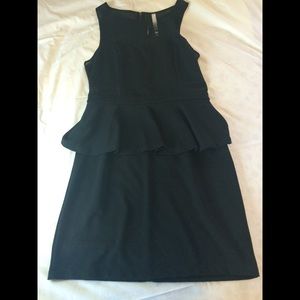 Black Peplum Dress