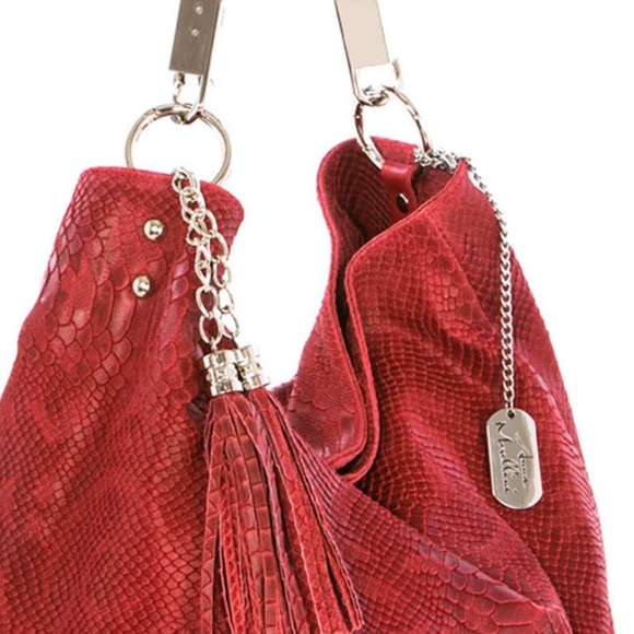🎉HOST PICK🎉Red Italian Leather Tassel Bag❤️ - Picture 4 of 4