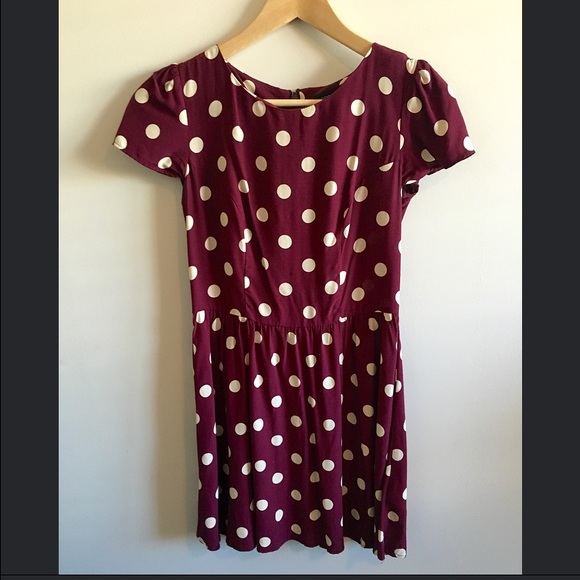 Topshop Florence Polka Dot Dress