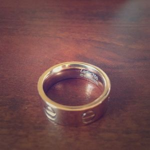 Rose gold ring size 7