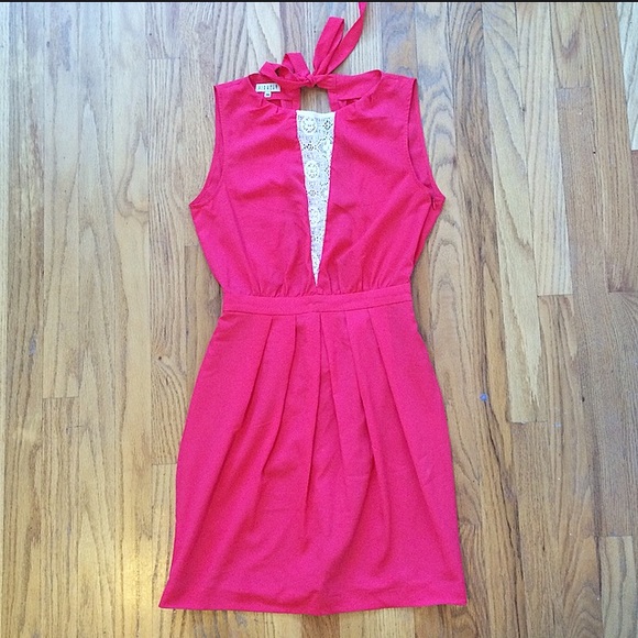 Silk Fushia dress