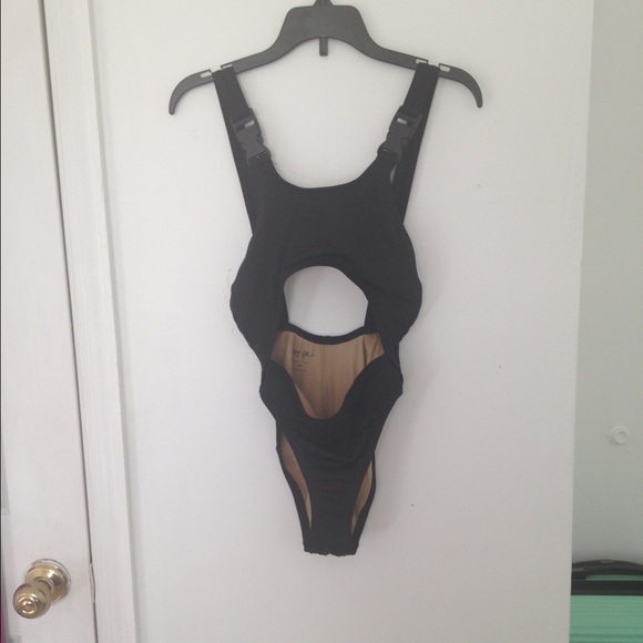 Black High Waisted Swimsuit