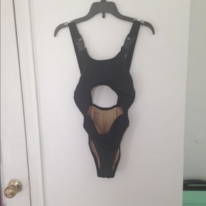 Black High Waisted Swimsuit