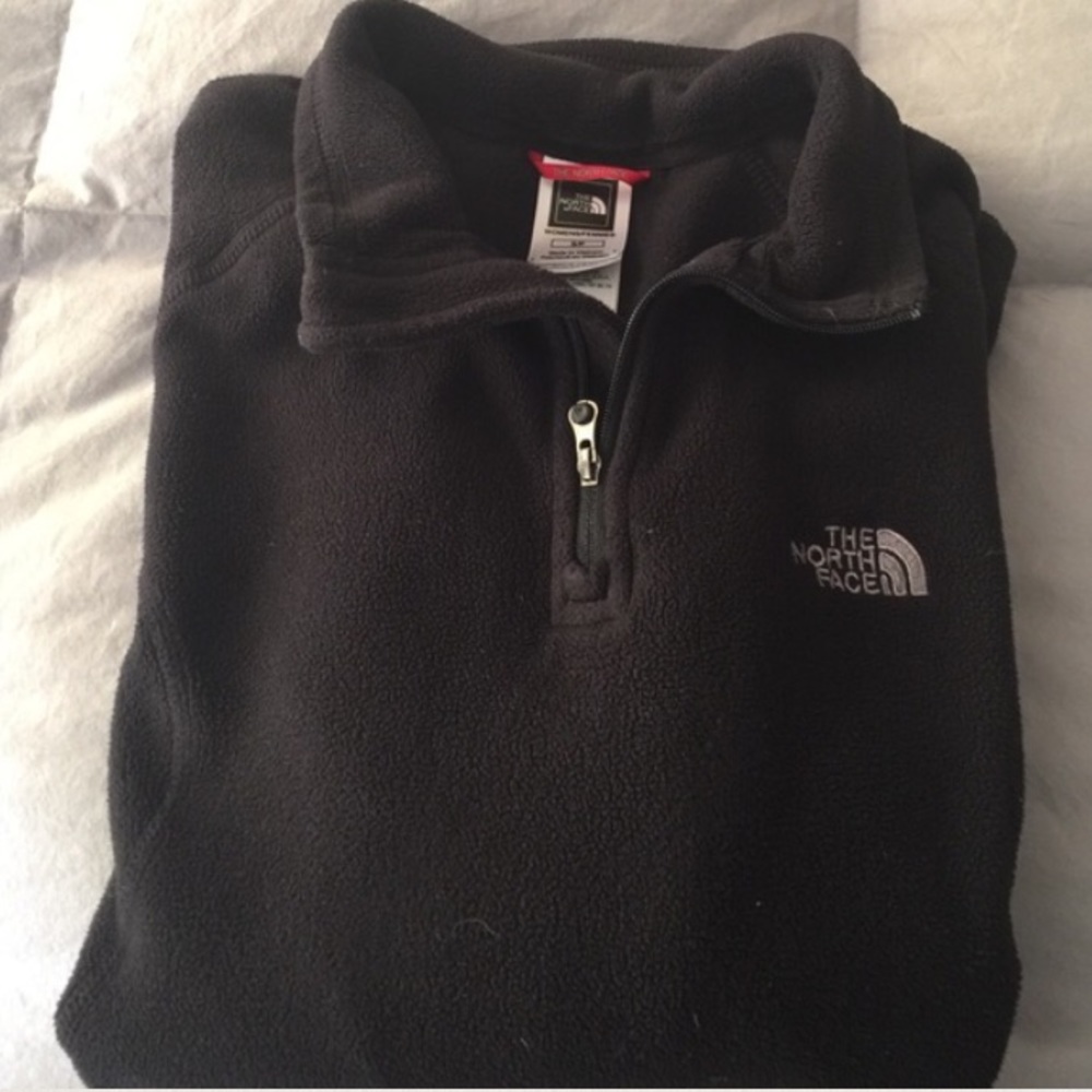 North Face zip up pullover - polar fleece