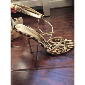 Dolce & Gabana Gold Strappy Heels💥FLASH SALE💥