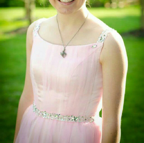 Pink Tulle Prom Dress - Picture 1 of 2