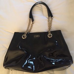 Kate Spade Montrose Antoinette Black Patent Tote