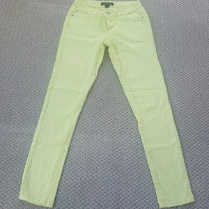 Lemon cotton jeans