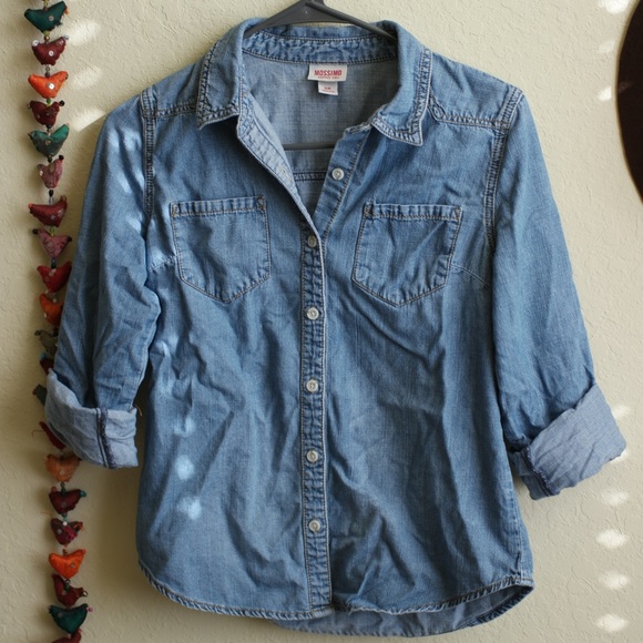 Mossimo Supply Co. Denim Buttondown
