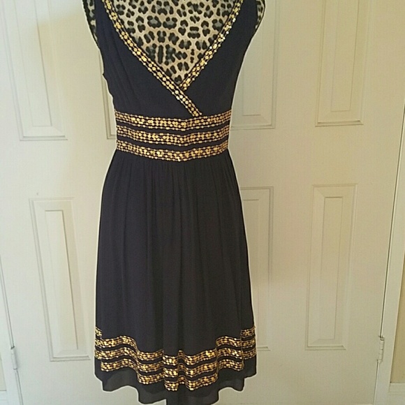 Maggie London Purple Silk Dress - Picture 3 of 4