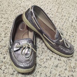 Pewter Sperry Top-Sider Size 9
