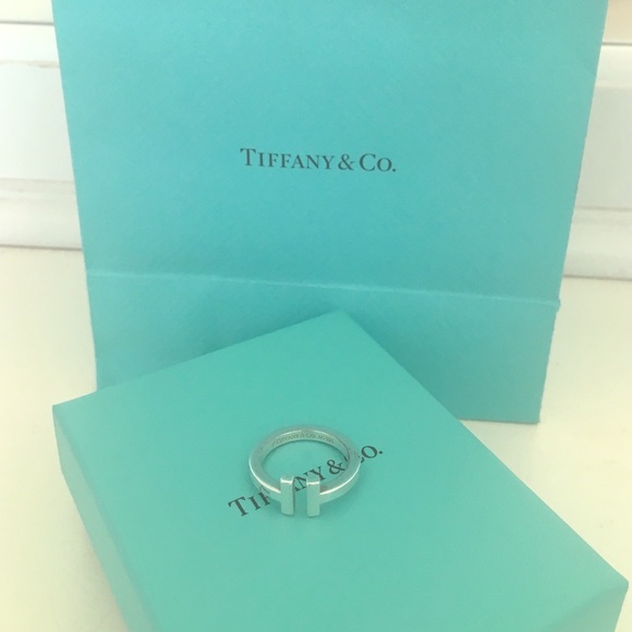 Tiffany & Co. T Square Ring Sterling Silver