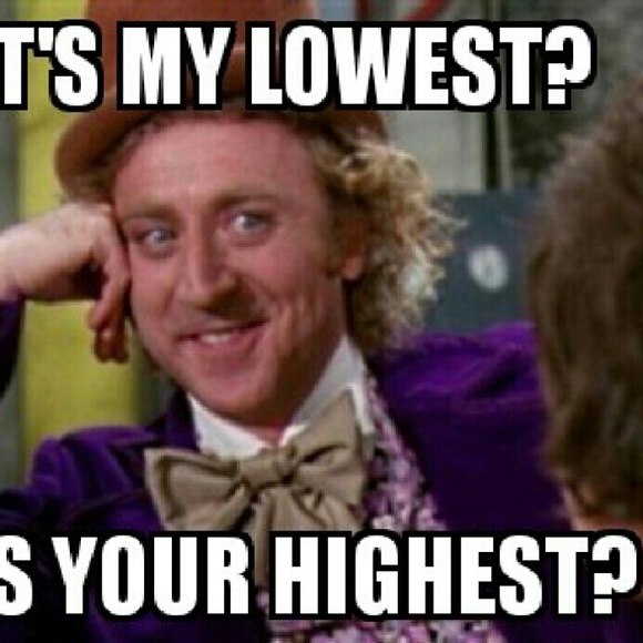 What's my lowest?