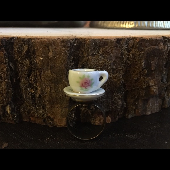 Cute mini Teacup ring