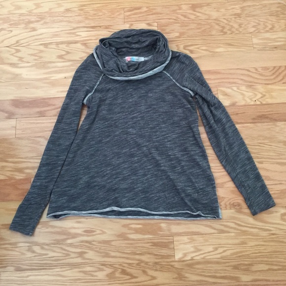 FREE PEOPLE beach cowl neck long sleeved sweater