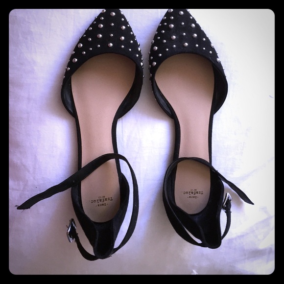 ZARA studded flats