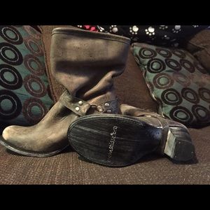 Matisse Distressed Biker Boots