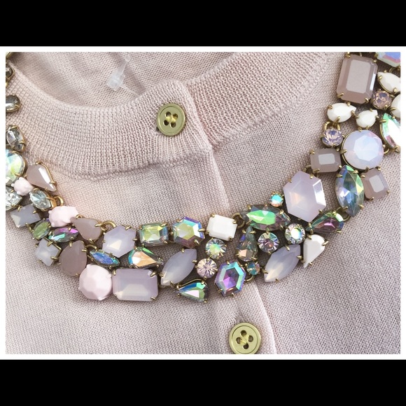 ๐NWT, JCrew Pink Crystal Necklace ๐ - Picture 3 of 4
