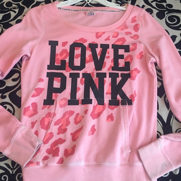 Pink crew neck