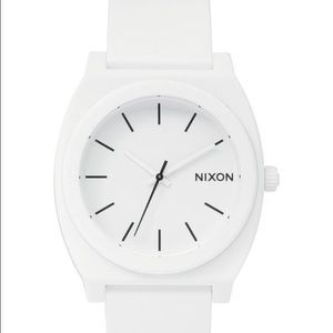 Nixon white sport watch