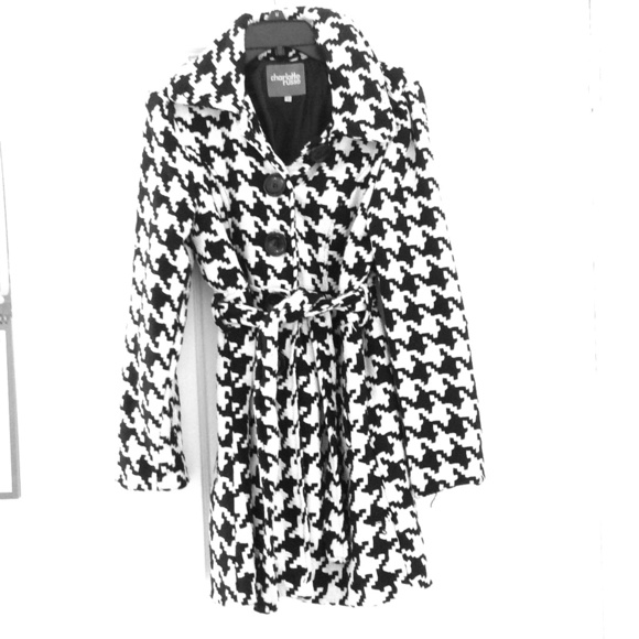 Charlotte Russe houndstooth coat size M