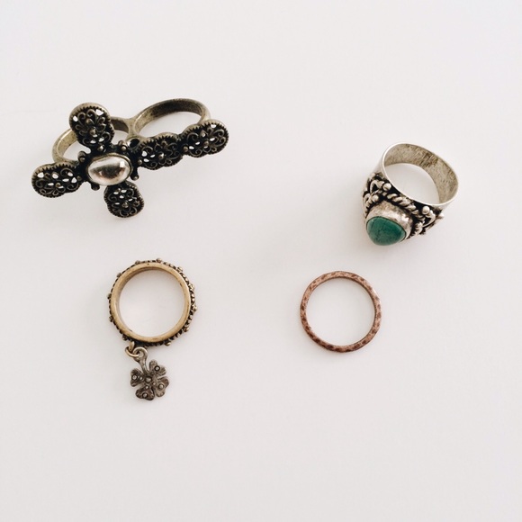 Lucky Brand cocktail rings bundle