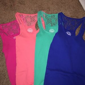 Bundle of 4 super cute tanks!!