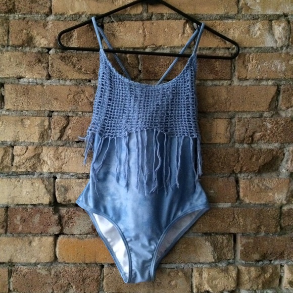 Insight One Piece Swimsuit with fringe