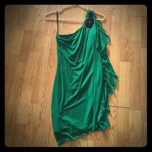 Sweet storm green cocktail dress