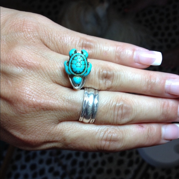Sea Turtle Wrap Ring - Picture 2 of 2