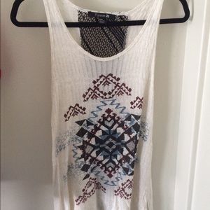 Aztec printed tank