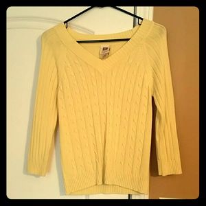 Yellow sweater