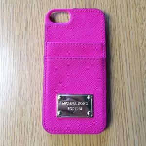 Pink Michael Kors Wallet iPhone 5 Case