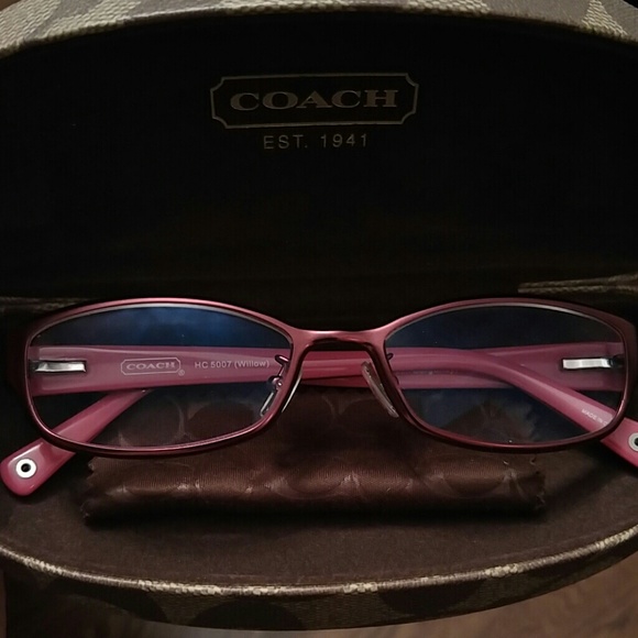 HURRY! 1 hr ONLY COACH GLASSES AND CASE