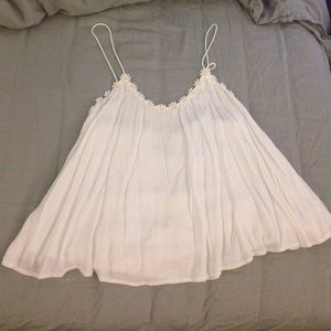 Daisy trim tank top