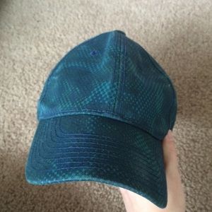 Blue and Green buckle ball cap