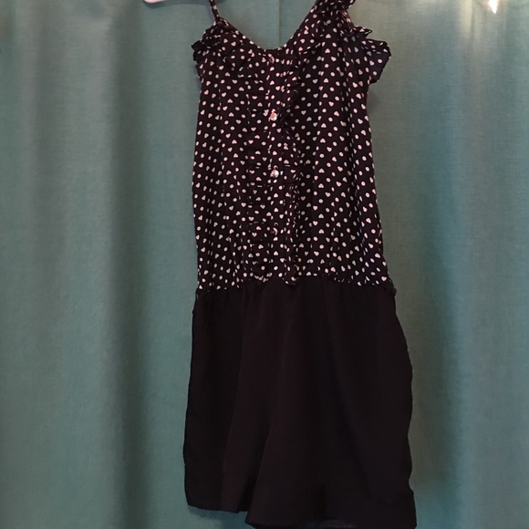 Super cute navy and white romper