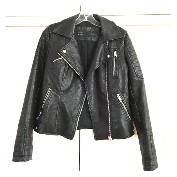 Zara Leather Moto Jacket