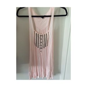 Baby pink colored tank