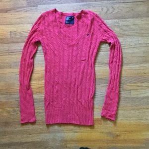 American Eagle SZ medium, pink sweater!