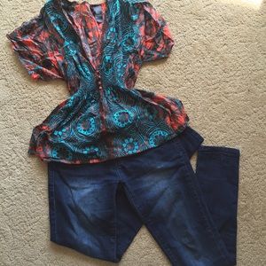 RUE 21 Blue Skinny Jeans