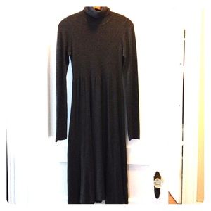 Zara  dove gray turtleneck dress.  Size L Nice!