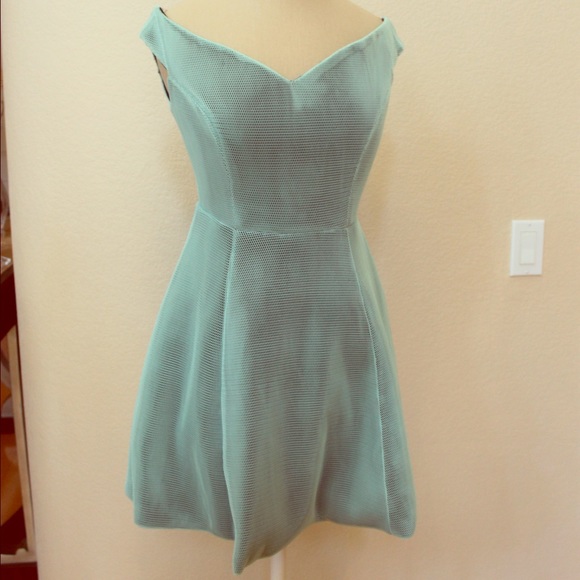Green prom or homecoming dress.