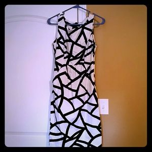 Black& white party dress