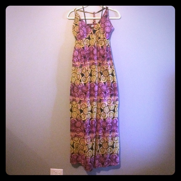 Tie dye maxi dress